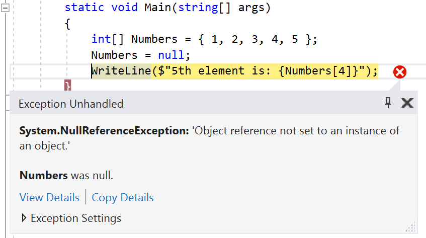 conditional assignment null